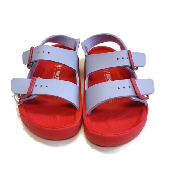 Birkenstock Womens Size 3 EU 34 Mogami Adjustable Sandals Purple Pink NARROW Fit - Picture 6 of 9